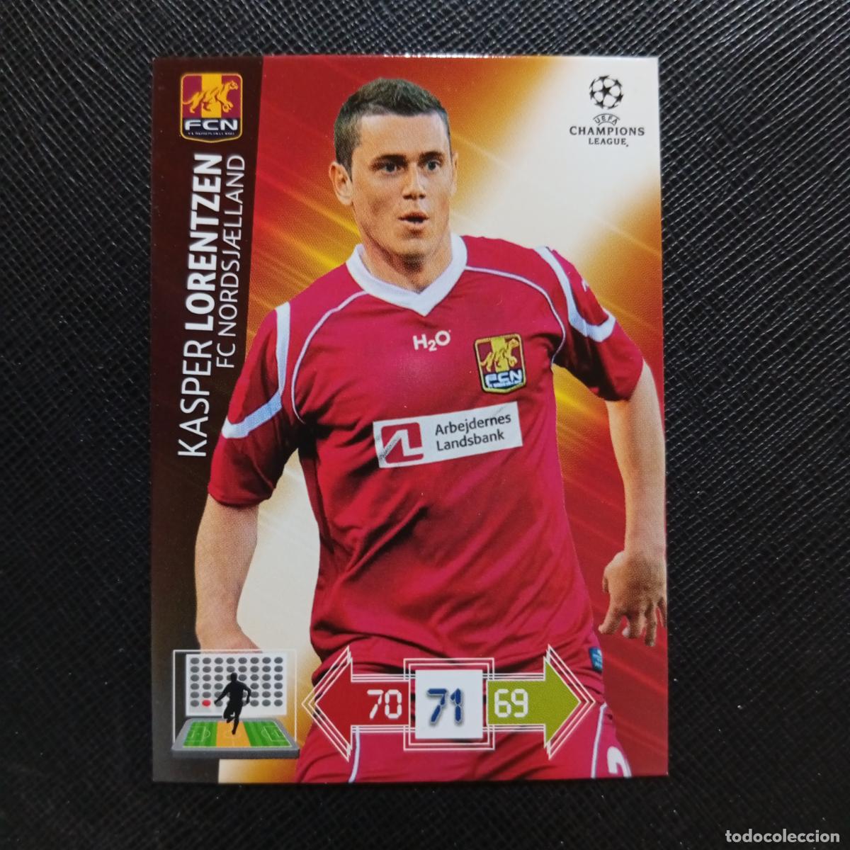Cromos de f&uacute;tbol: LORENTZEN NORDSAELLAND ADRENALYN CHAMPIONS LEAGUE 2012 2013 FUTBOL 12 13 - A206 PG63 C
