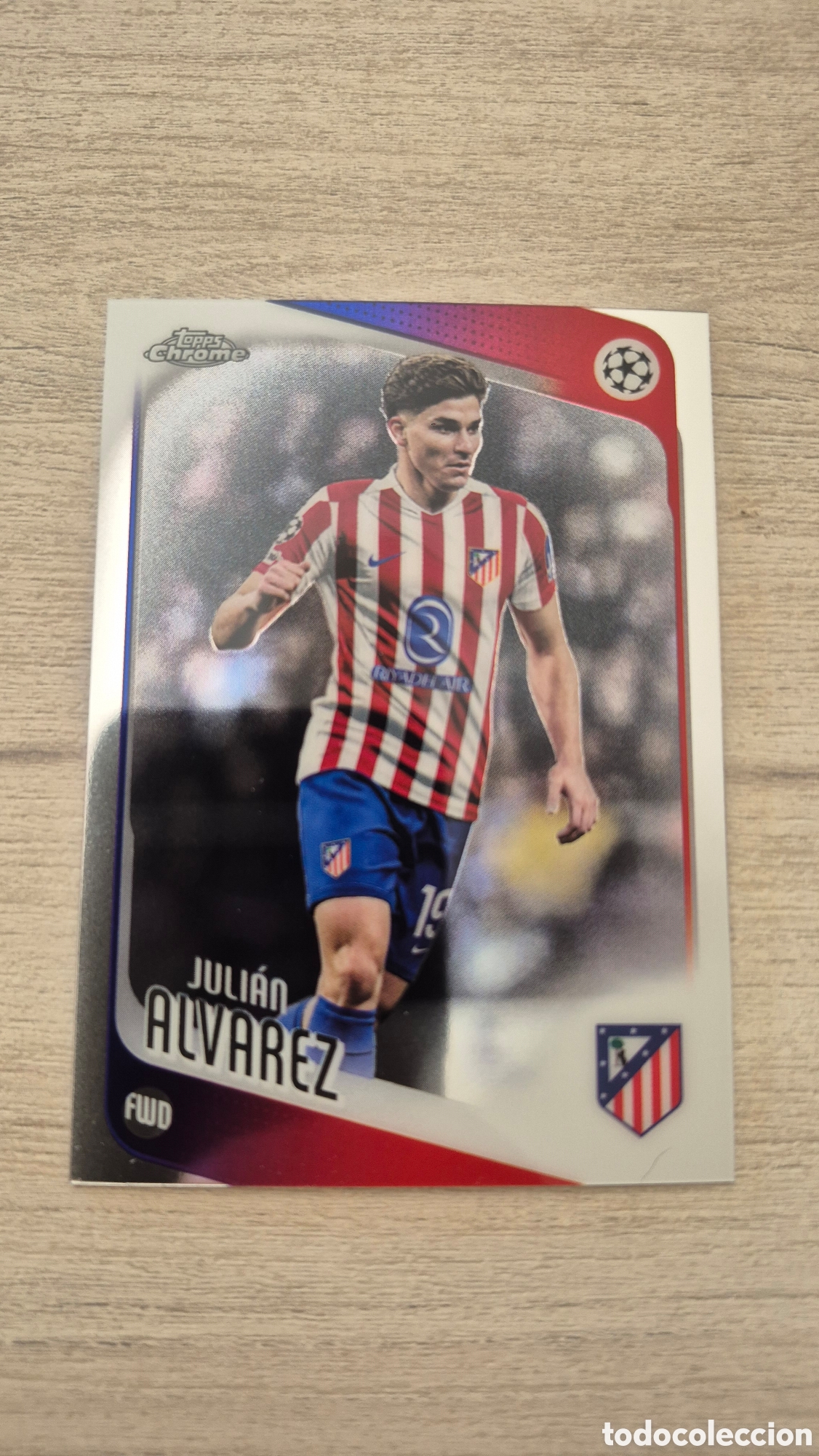Cromos de f&uacute;tbol: N&deg;154 Julian &Aacute;lvarez Topps Chrome 2025/26