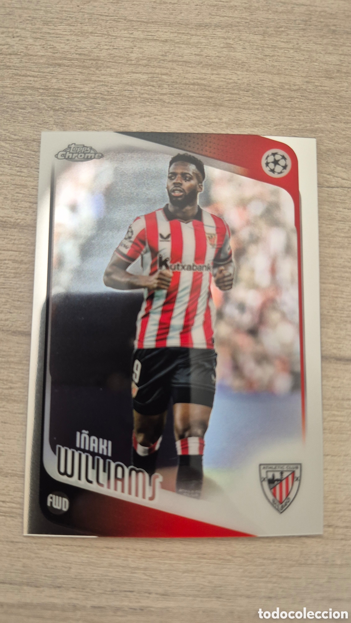 Cartes &agrave; collectionner de Football: N&deg;20 I&ntilde;aki Williams Topps Chrome 2025/26