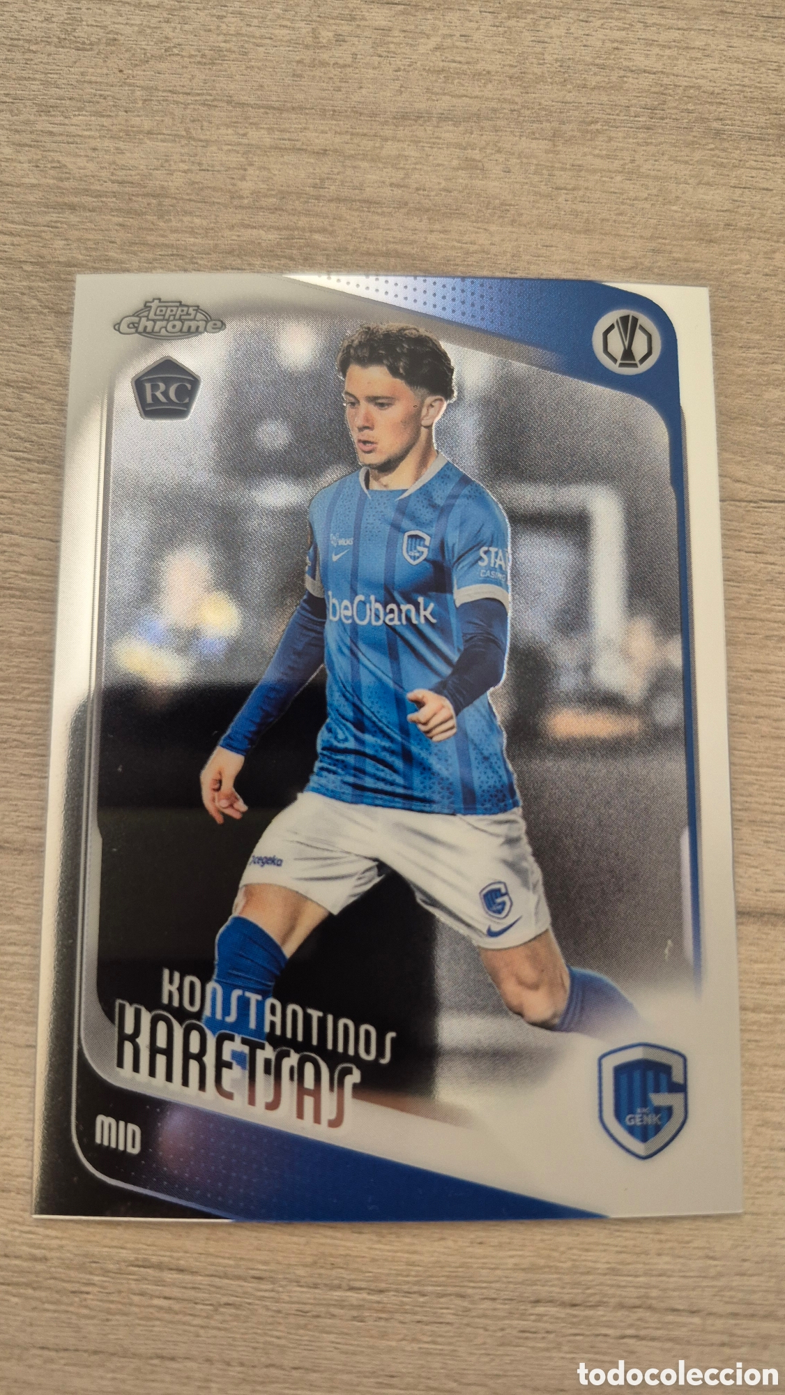 Football Stickers: N&deg;150 Konstantinos Karetsas RC Topps Chrome 2025/26