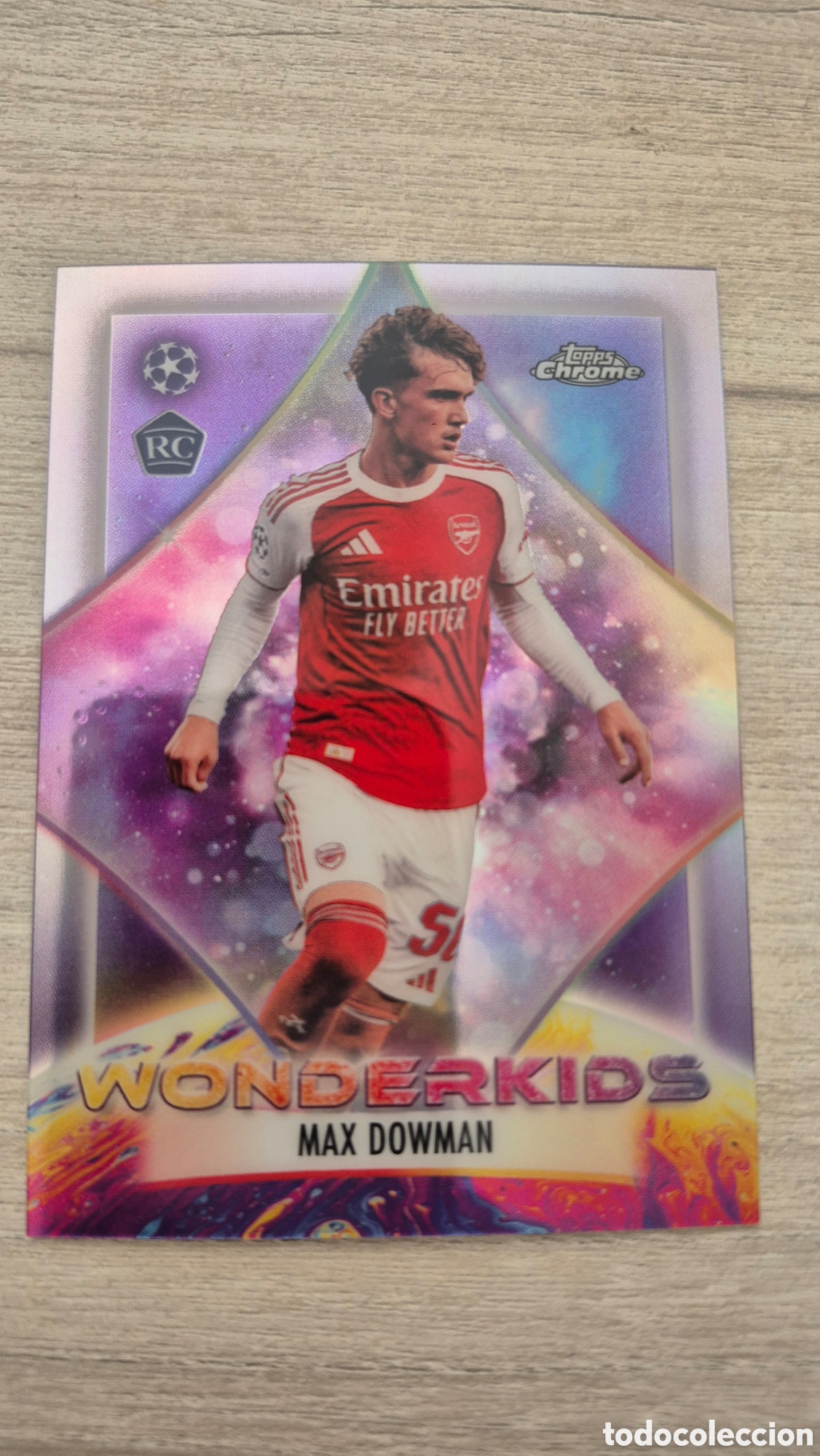 Football Stickers: WK-4 Max Dowman &rdquo;Wonderkids&rdquo; Topps Chrome 2025/26