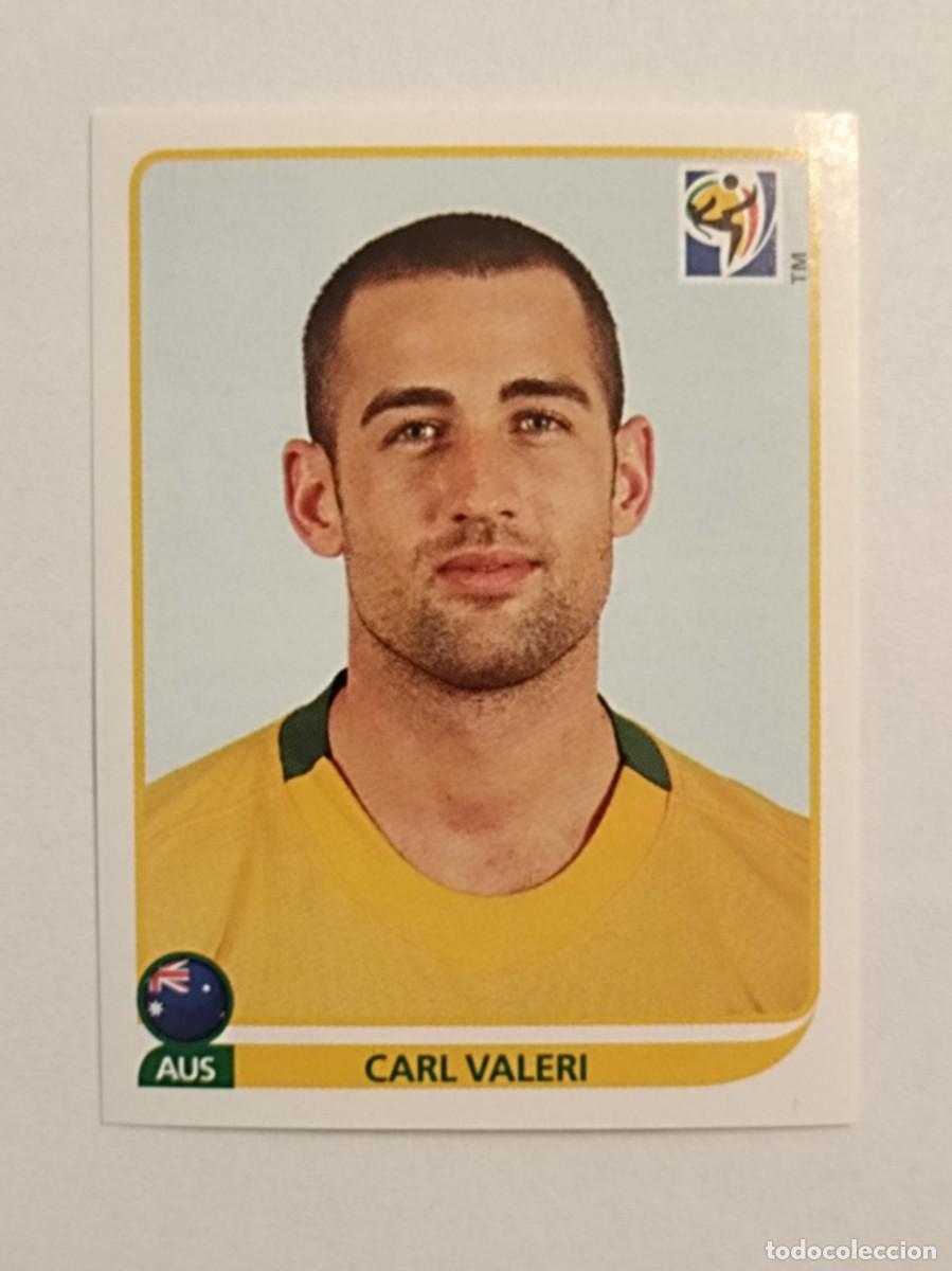 Football Stickers: #287 CARL VALERI (AUSTRALIA) MUNDIAL SUDAFRICA 2010 PANINI