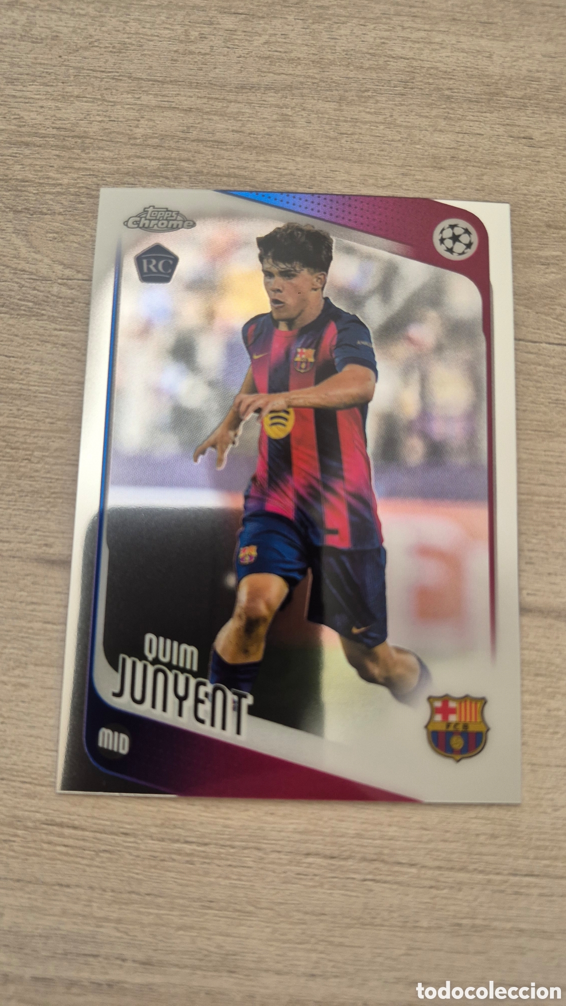 Cromos de f&uacute;tbol: N&deg;93 Quim Junyent RC Topps Chrome 2025/26