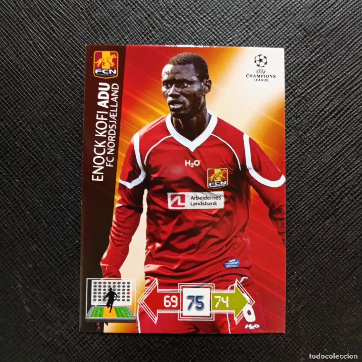 Football Stickers: ADU NORDSAELLAND ADRENALYN CHAMPIONS LEAGUE 2012 2013 FUTBOL 12 13 - A206 PG69 B