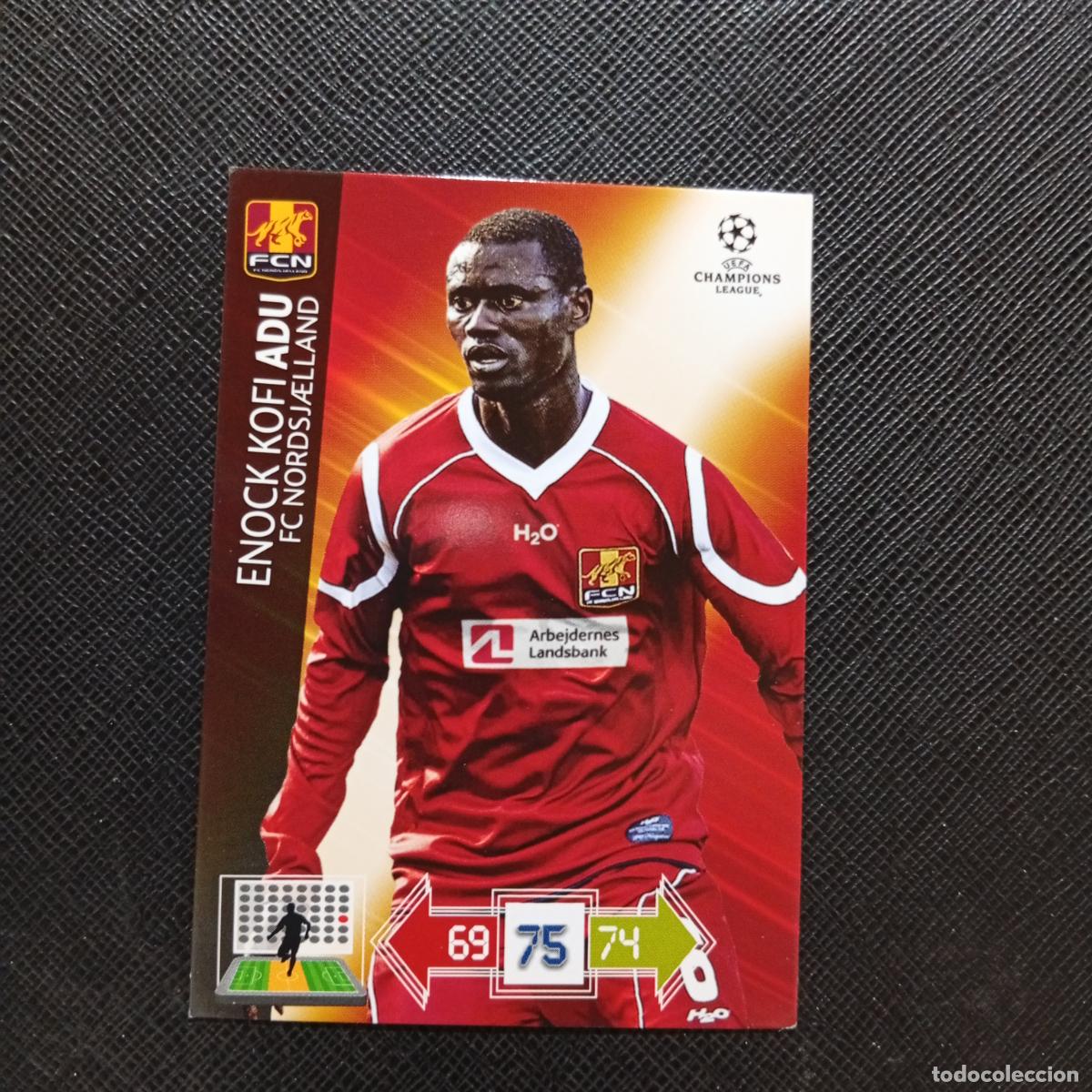 Football Stickers: ADU NORDSAELLAND ADRENALYN CHAMPIONS LEAGUE 2012 2013 FUTBOL 12 13 - A206 PG70 B