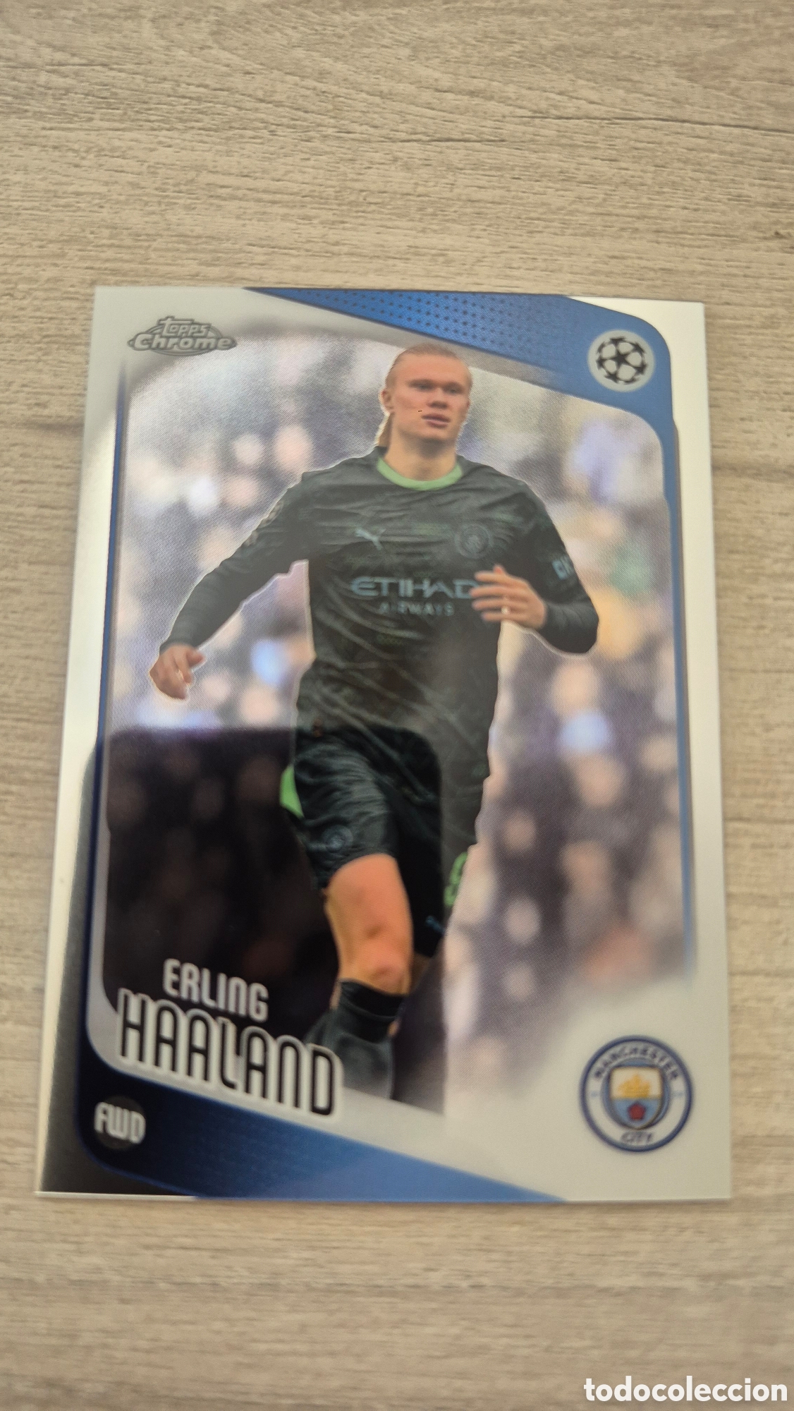 Football Stickers: N&deg;181 Erling Haaland Topps Chrome 2025/26