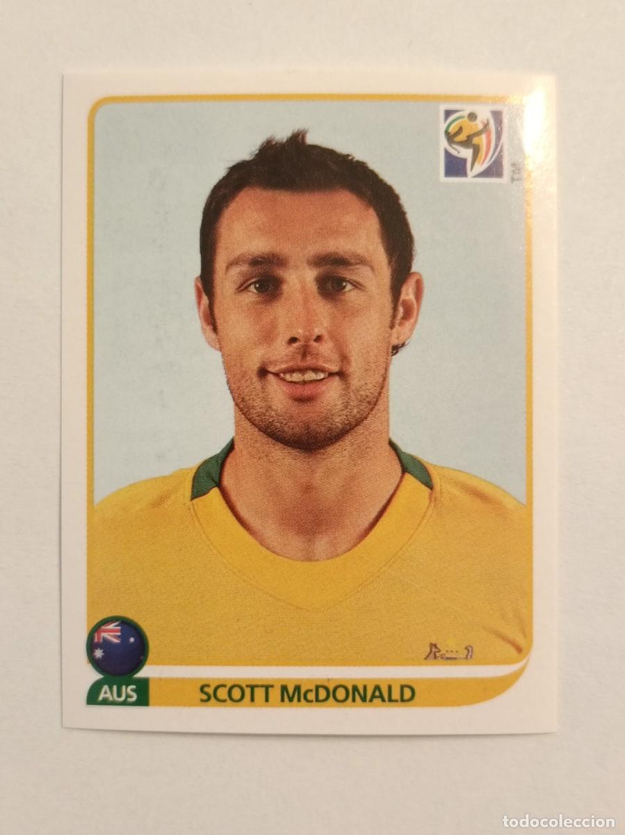 Football Stickers: #295 SCOTT MCDONALD (AUSTRALIA) MUNDIAL SUDAFRICA 2010 PANINI