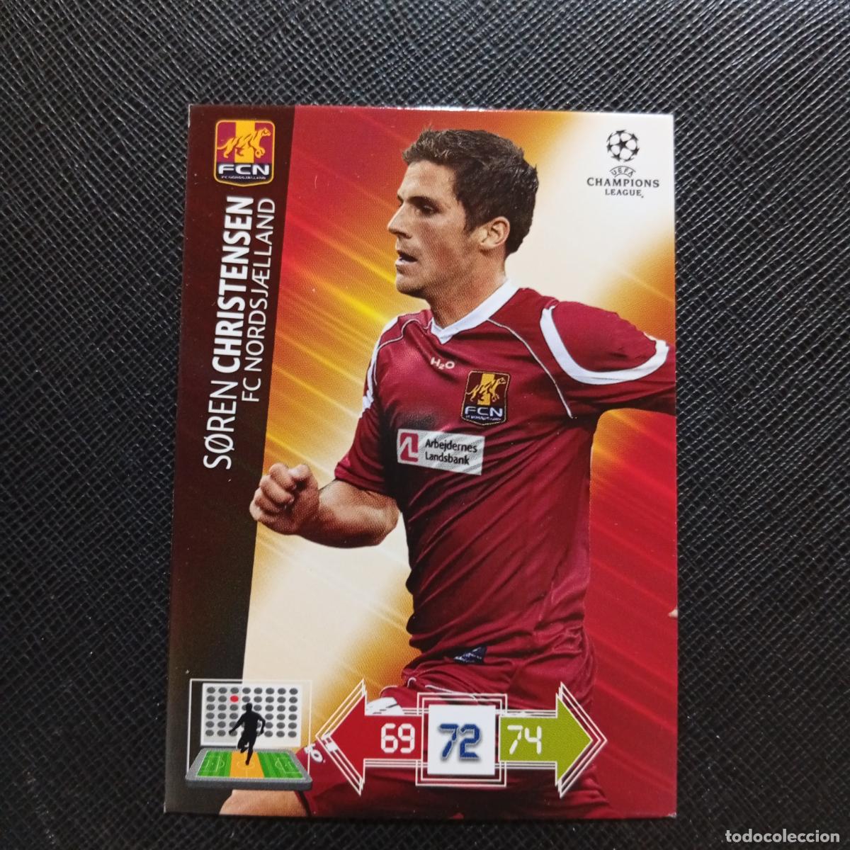 Cromos de f&uacute;tbol: CHRISTENSEN NORDSAELLAND ADRENALYN CHAMPIONS LEAGUE 2012 2013 FUTBOL 12 13 - A206 PG71