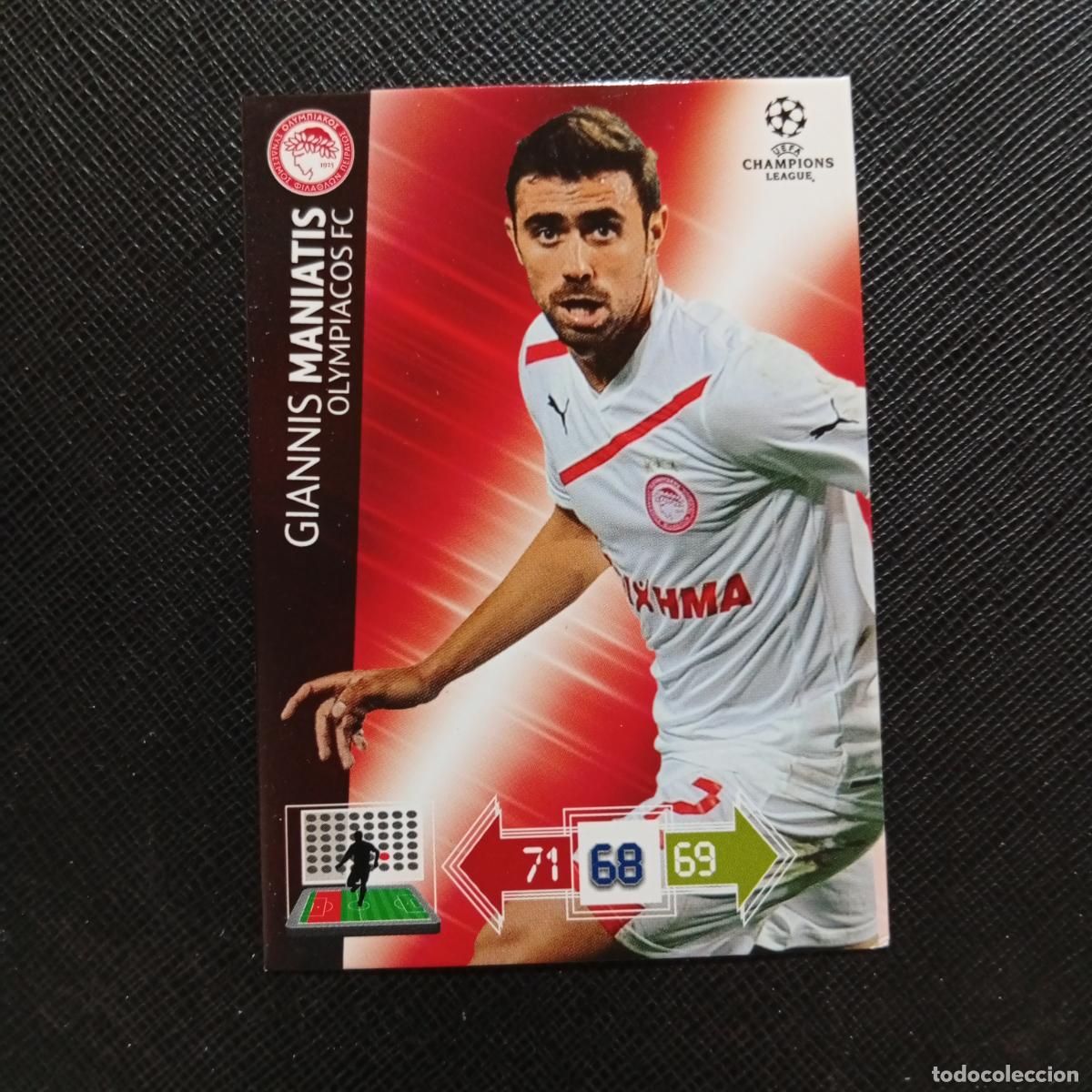 Cromos de Futebol: MANIATIS OLYMPIACOS ADRENALYN CHAMPIONS LEAGUE 2012 2013 FUTBOL 12 13 - A188 PG19 B