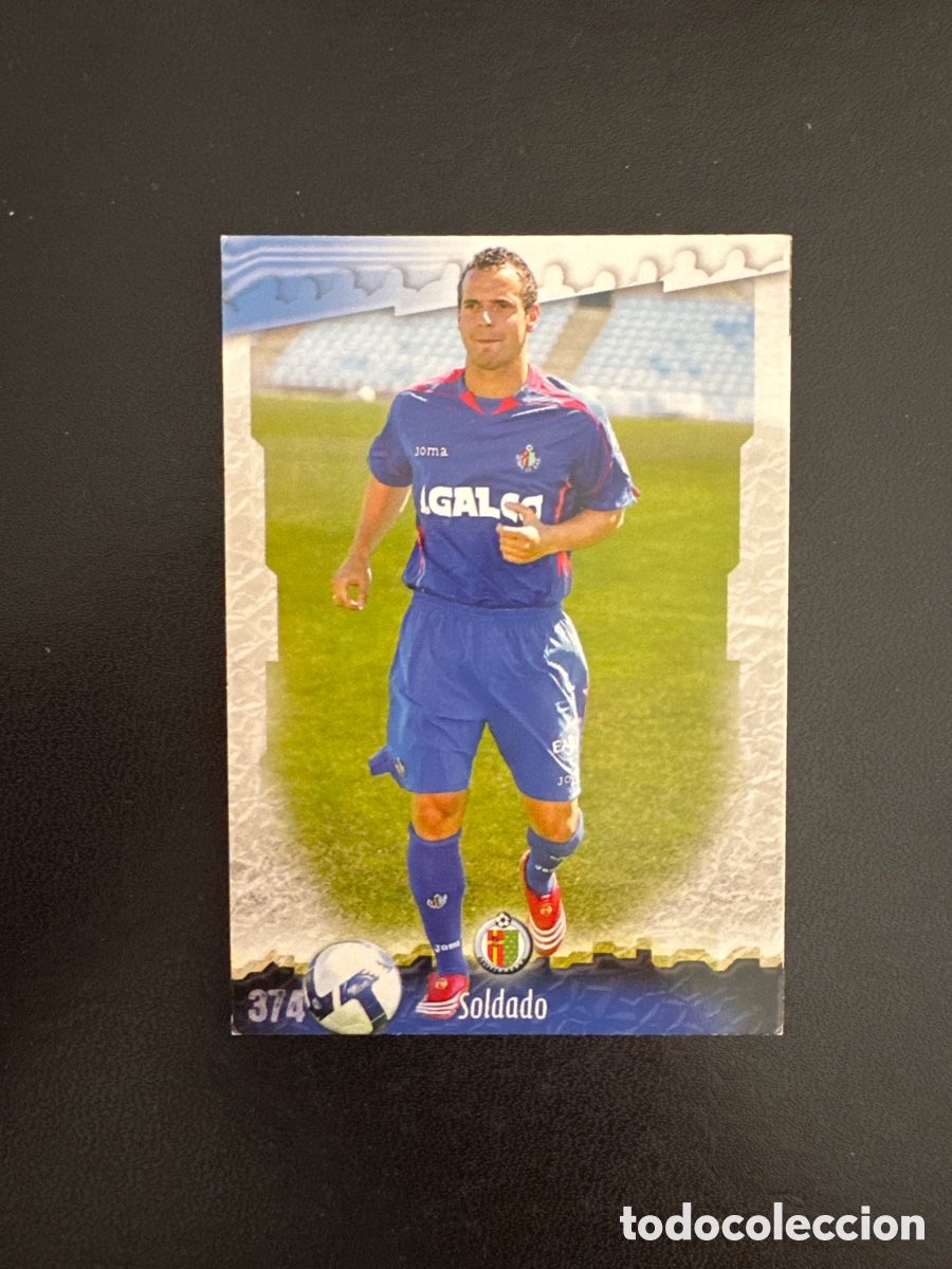 Fu&szlig;ball-Sticker: SOLDADO GETAFE NUMERO 374 MUNDICROMO 2008 LAS FICHAS DE LA LIGA 2009