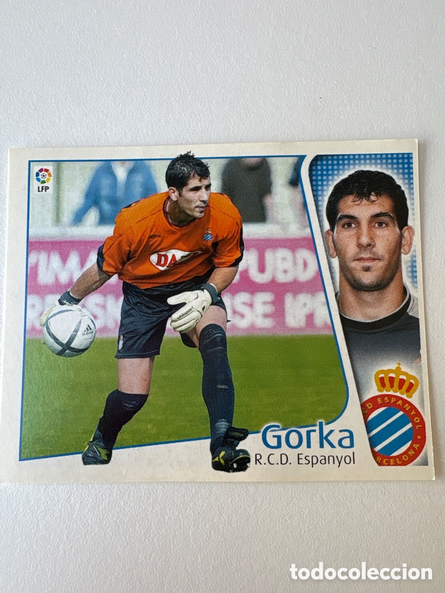 Cromos de f&uacute;tbol: Carta Gorka Espanyol Liga Este 2004-05