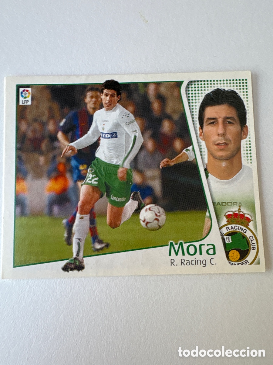 Cromos de Futebol: Carta Mora Racing de Santander Liga Este 2004-05
