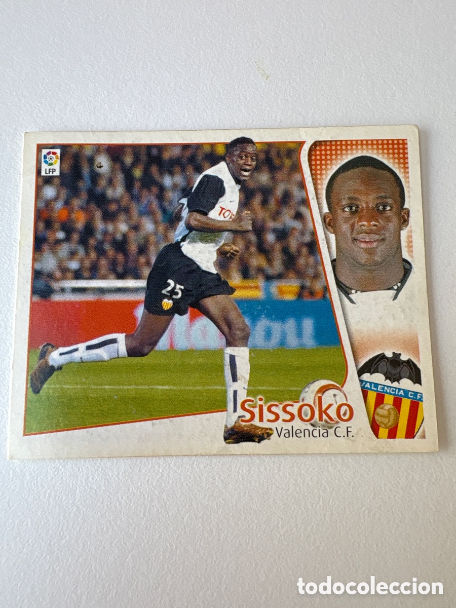 Cromos de Futebol: Carta Sissoko Valencia Liga Este 2004-05