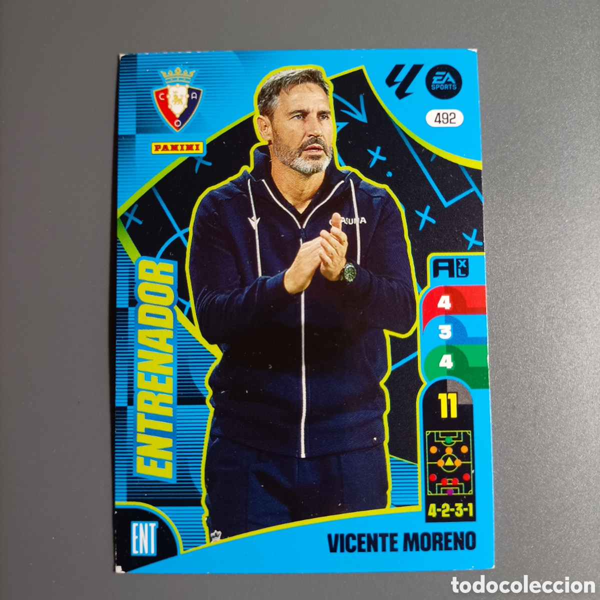 Cromos de Futebol: ADRENALYN. LIGA 2024-2025 (OSASUNA) №492 VICENTE MORENO