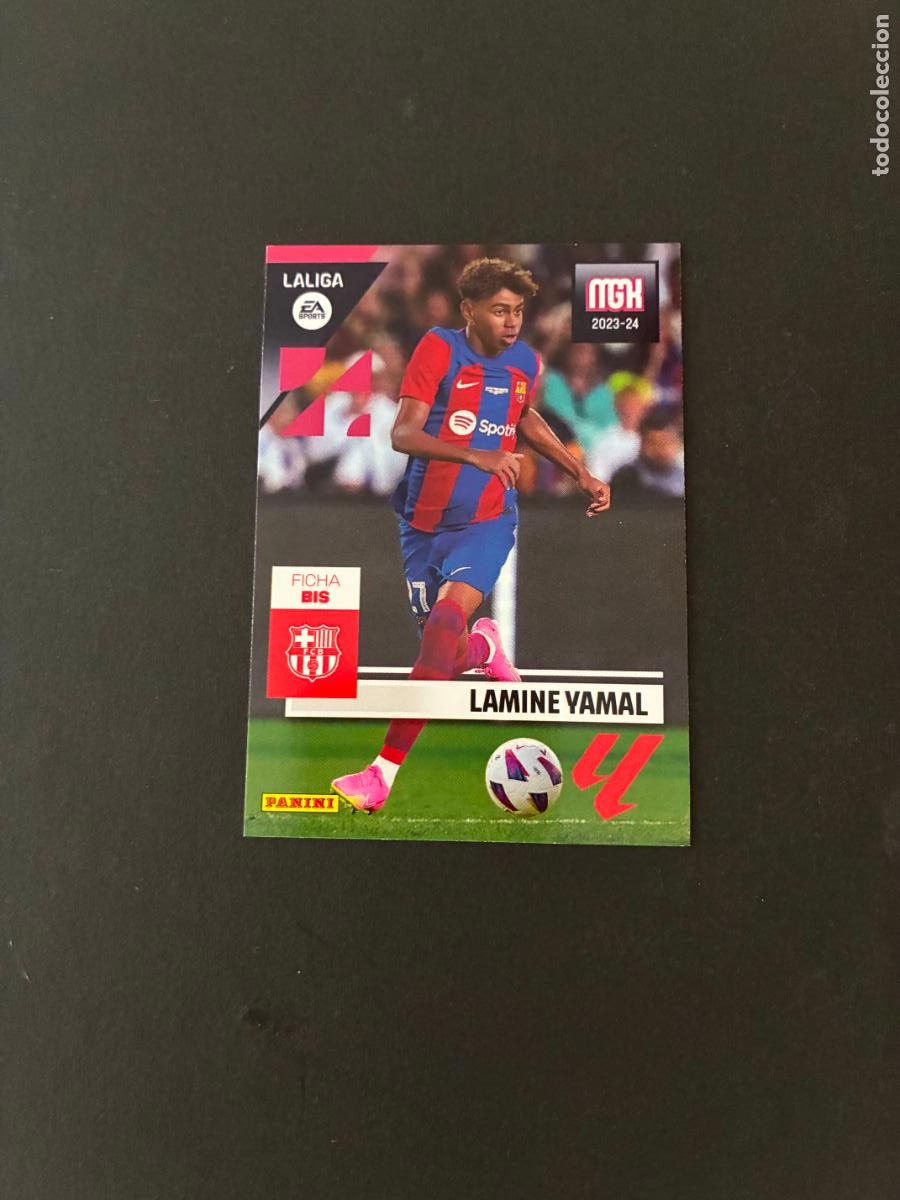 Cromos de Futebol: LAMINE YAMAL ROOKIE 108BIS 108 BIS FC. BARCELONA PANINI MEGACRACKS 2023 2024 23 24