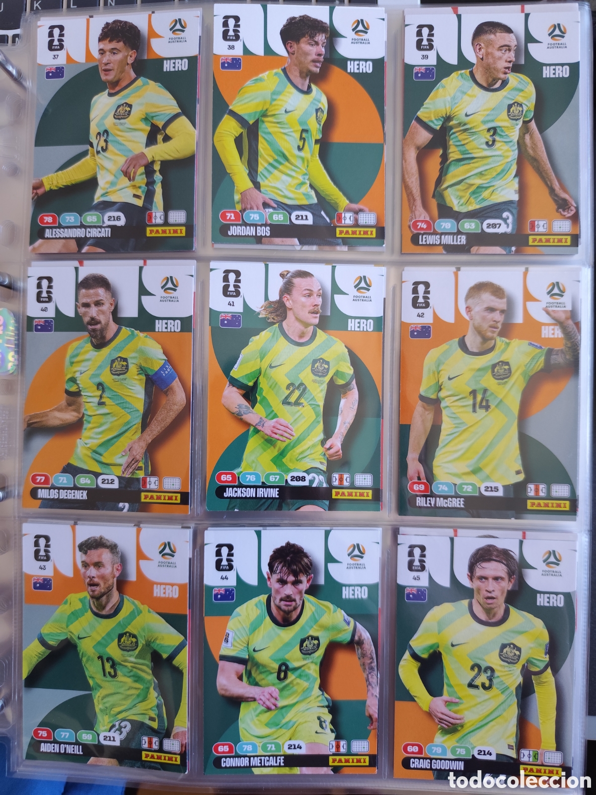 Cromos de f&uacute;tbol: Selecci&oacute;n Australia Adrenalyn Fifa World Cup