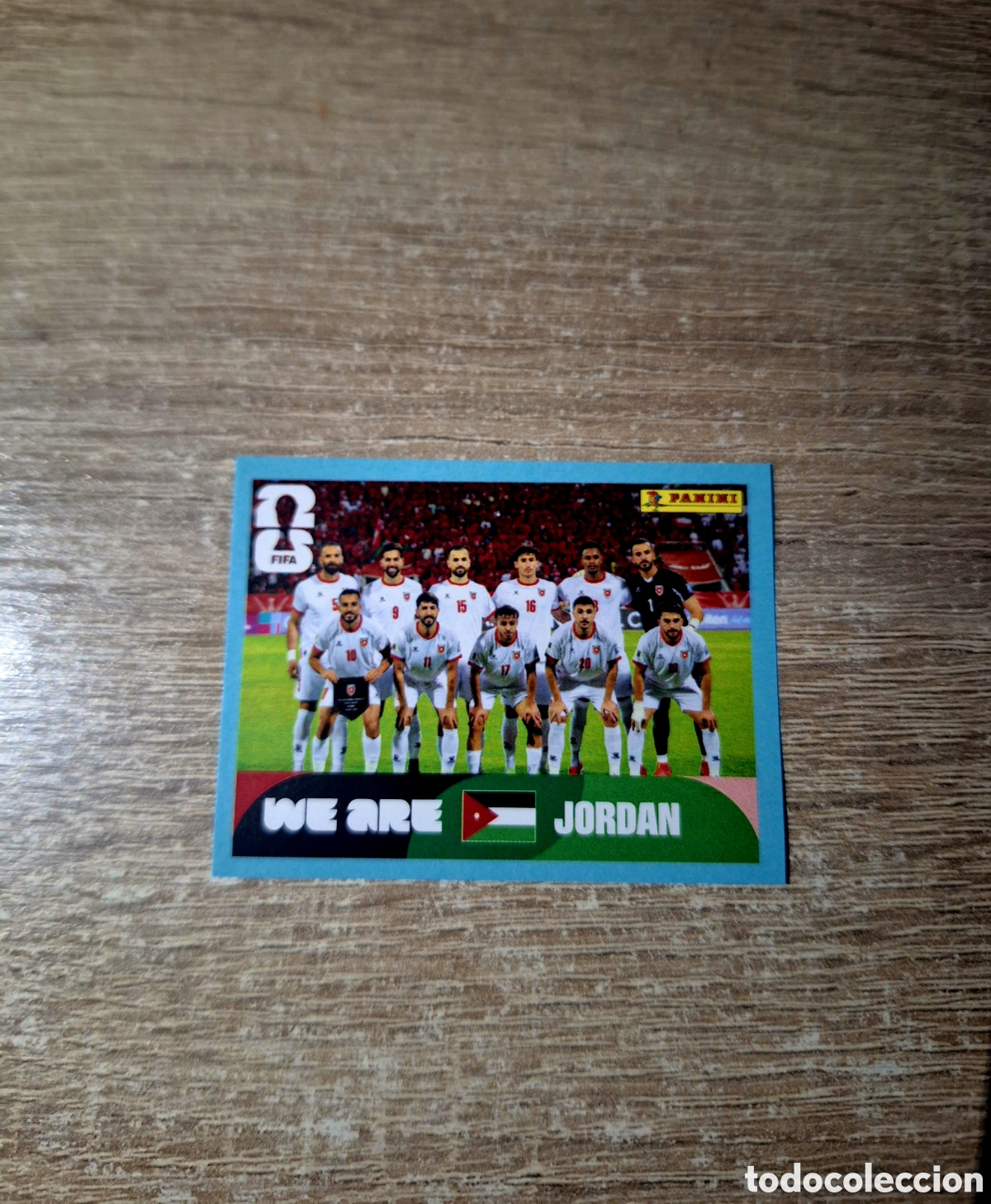 Cromos de f&uacute;tbol: JOR 13 WE ARE JORDAN (MUNDIAL 2026)