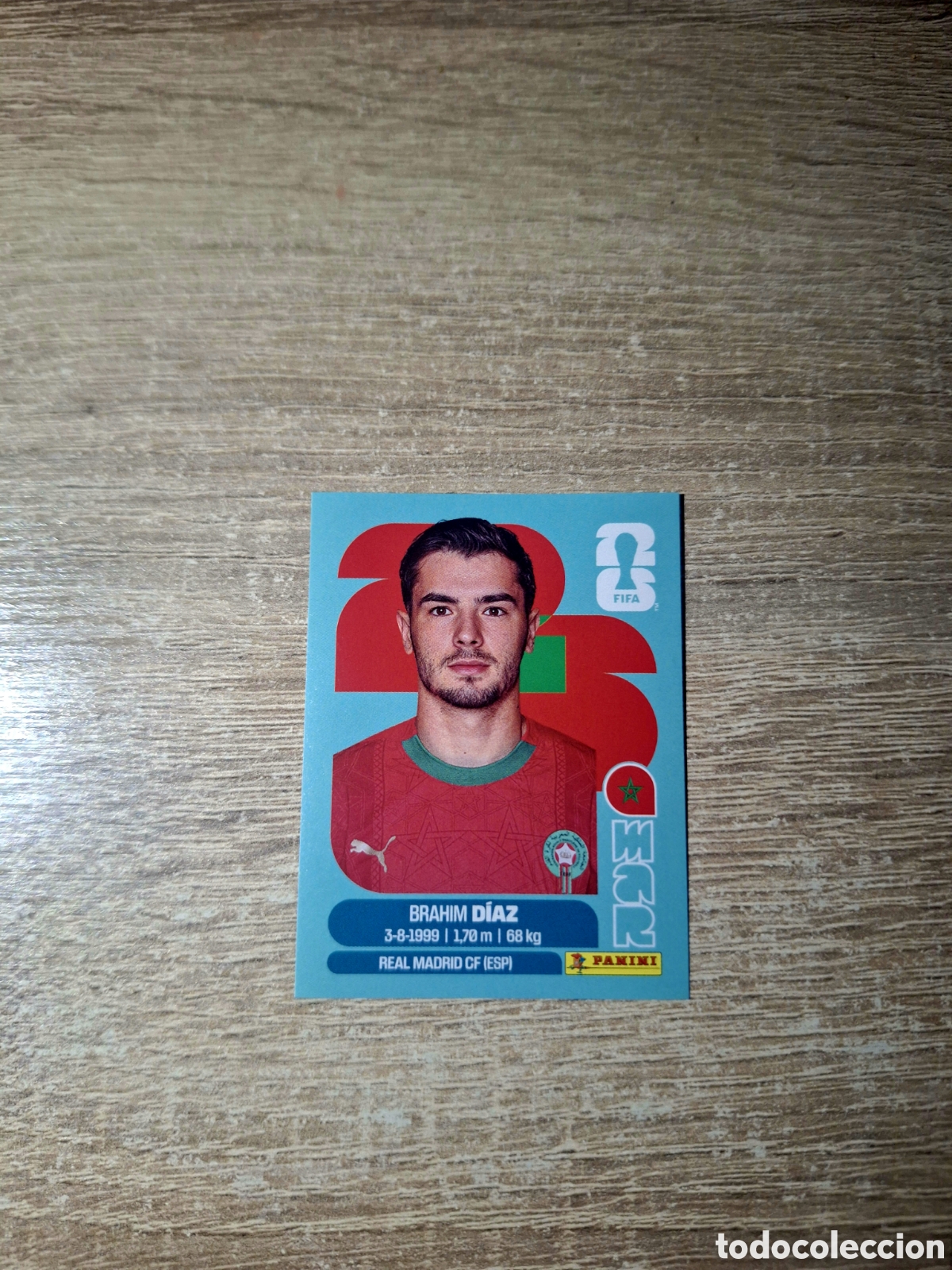 Figurine di Calcio: MAR 19 BRAHIM D&Iacute;AZ (MUNDIAL 2026)