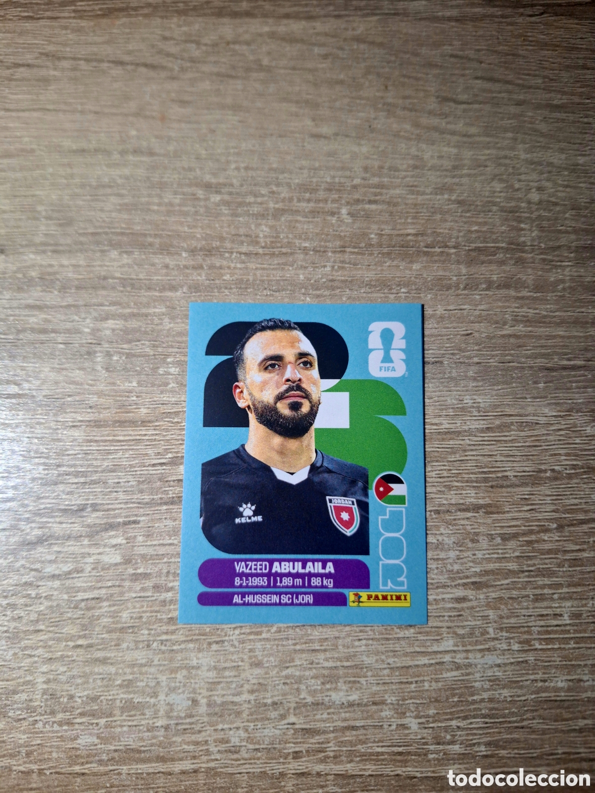 Cromos de f&uacute;tbol: JOR 2 YAZEED ABULAILA (MUNDIAL 2026)