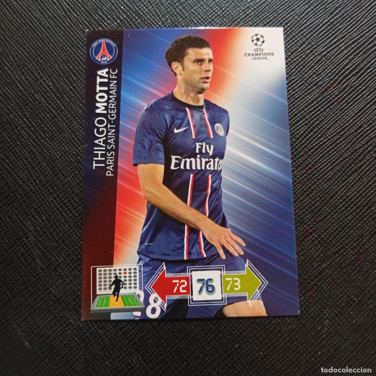 Cromos de f&uacute;tbol: THIAGO MOTTA PSG ADRENALYN CHAMPIONS LEAGUE 2012 2013 FUTBOL 12 13 - A188 PG289
