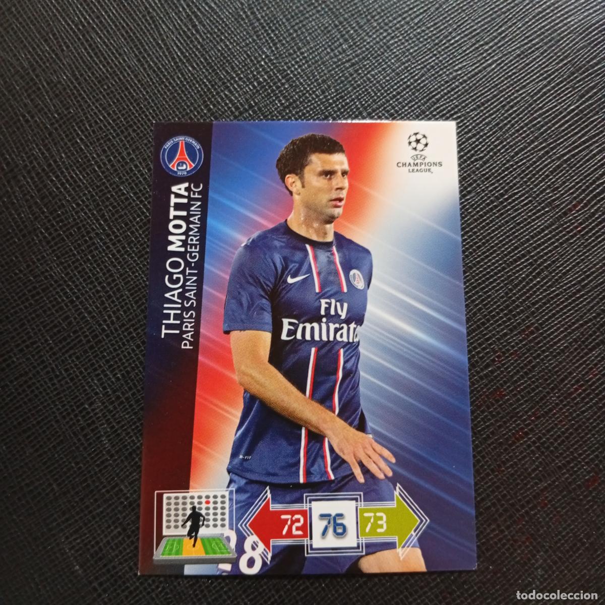 Cromos de f&uacute;tbol: THIAGO MOTTA PSG ADRENALYN CHAMPIONS LEAGUE 2012 2013 FUTBOL 12 13 - A188 PG298 B