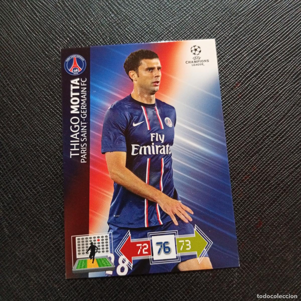 Cromos de f&uacute;tbol: THIAGO MOTTA PSG ADRENALYN CHAMPIONS LEAGUE 2012 2013 FUTBOL 12 13 - A188 PG307