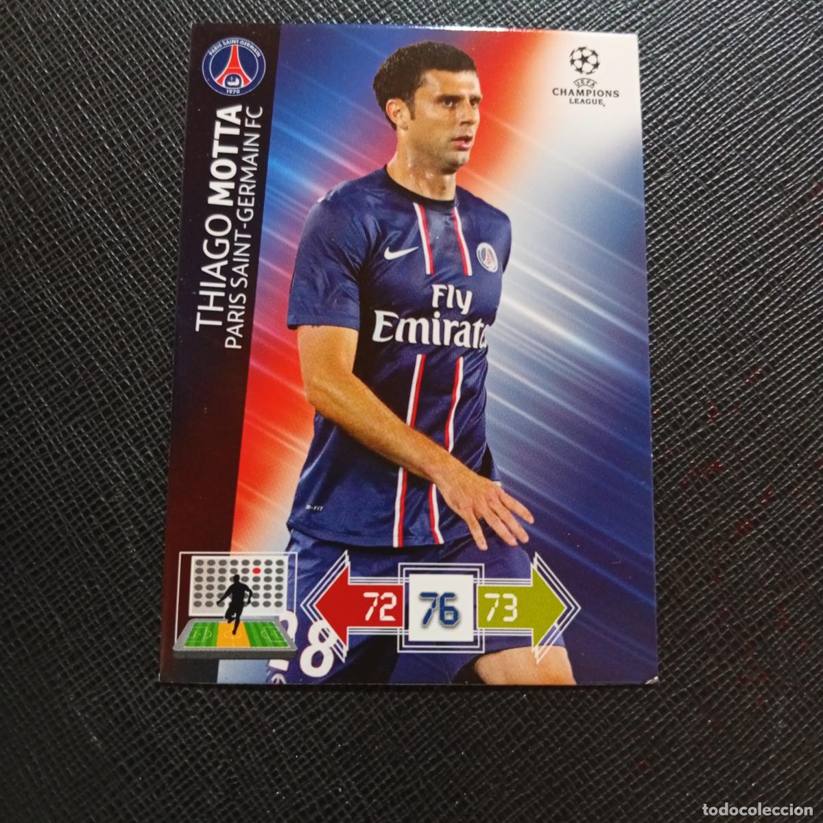 Cromos de f&uacute;tbol: THIAGO MOTTA PSG ADRENALYN CHAMPIONS LEAGUE 2012 2013 FUTBOL 12 13 - A188 PG325 B