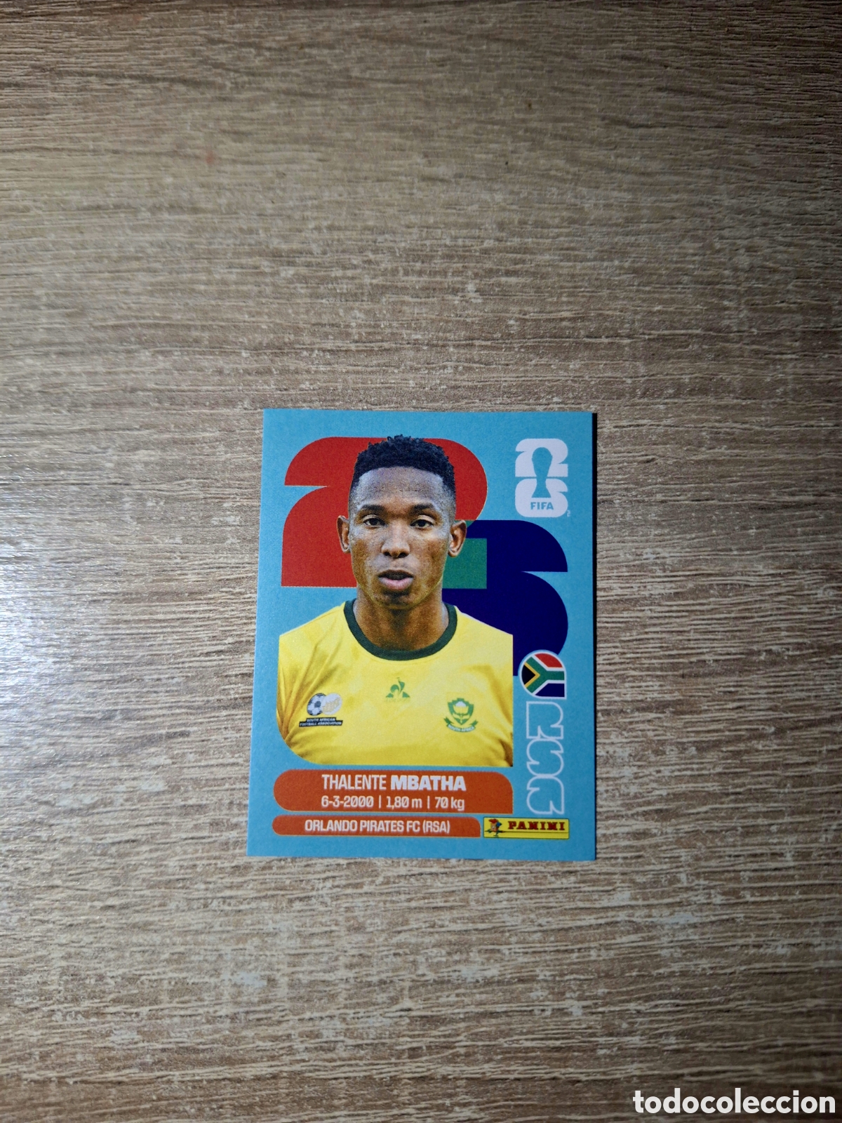 Cromos de f&uacute;tbol: RSA 12 THALENTE MBATHA (MUNDIAL 2026)