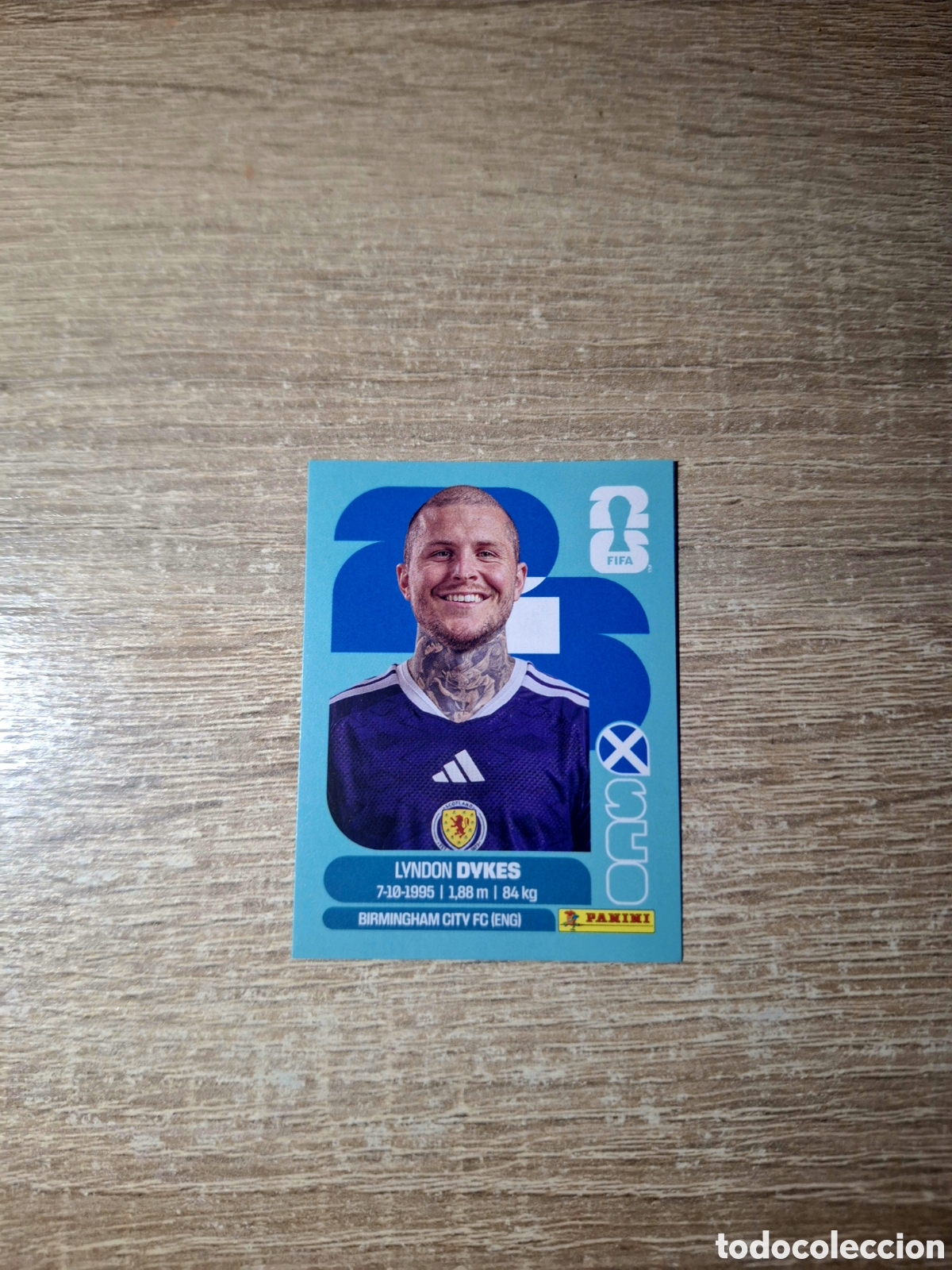 Cromos de f&uacute;tbol: SCO 18 LYNDON DYKES (MUNDIAL 2026)