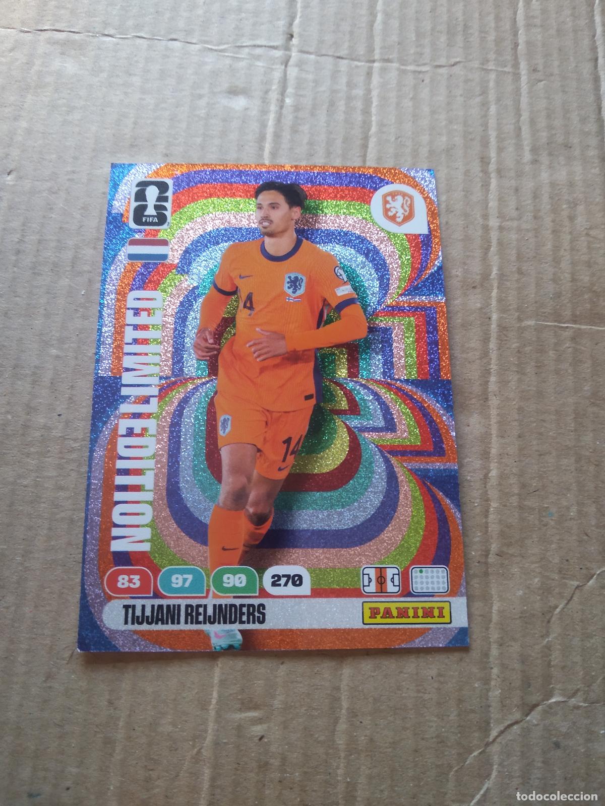 Cromos de f&uacute;tbol: REIJNDERS HOLANDA EDICION LIMITADA CROMO FUTBOL PANINI ADRENALYN MUNDIAL 2026 WORLD CUP