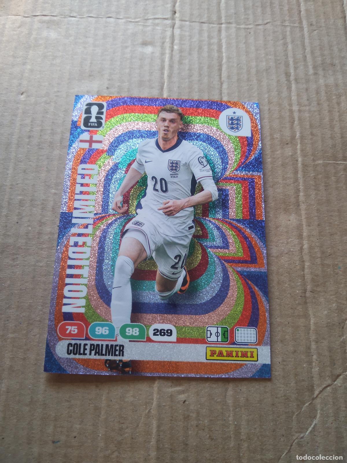 Cromos de f&uacute;tbol: COLE PALMER INGLATERRA EDICION LIMITADA CROMO FUTBOL PANINI ADRENALYN MUNDIAL 2026 WORLD CUP