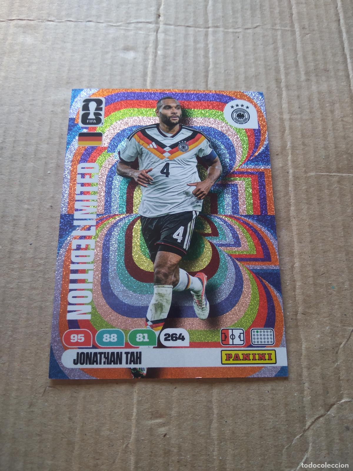 Cromos de f&uacute;tbol: JONATHAN TAH ALEMANIA EDICION LIMITADA CROMO FUTBOL PANINI ADRENALYN MUNDIAL 2026 WORLD CUP