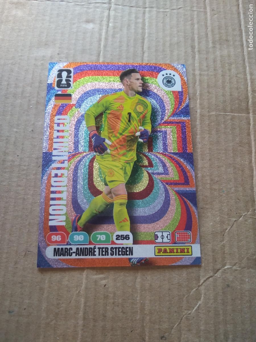 Cromos de f&uacute;tbol: TER STEGEN ALEMANIA EDICION LIMITADA CROMO FUTBOL PANINI ADRENALYN MUNDIAL 2026 WORLD CUP