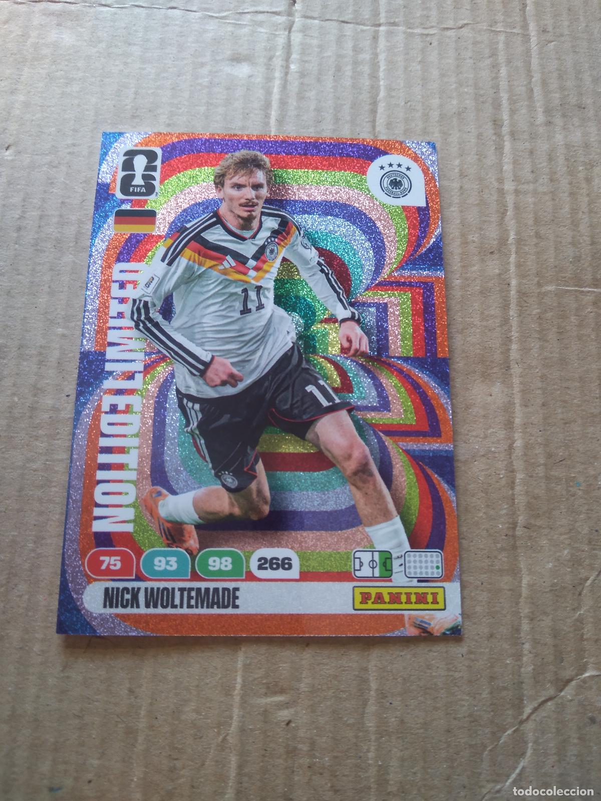 Cromos de f&uacute;tbol: WOLTEMADE ALEMANIA EDICION LIMITADA CROMO FUTBOL PANINI ADRENALYN MUNDIAL 2026 WORLD CUP