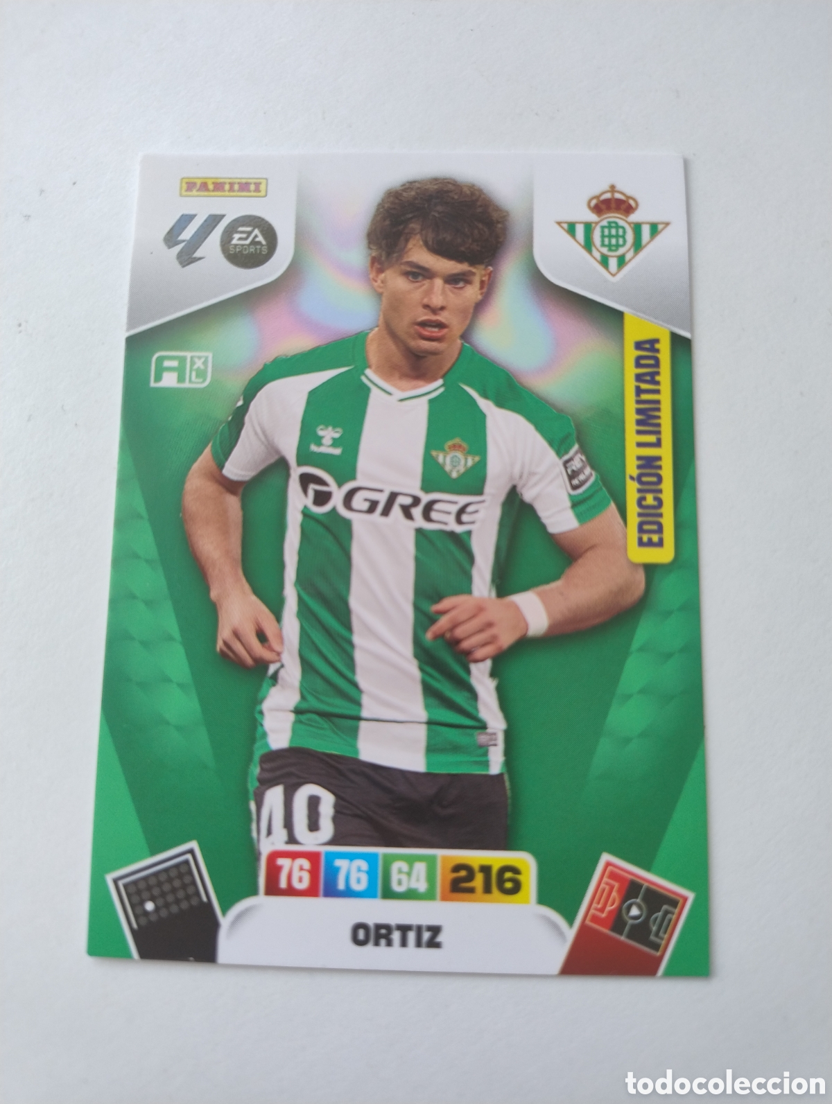 Cromos de f&uacute;tbol: Ortiz - Betis - Adrenalyn XL Liga 2025 - 2026 Edici&oacute;n Limitada