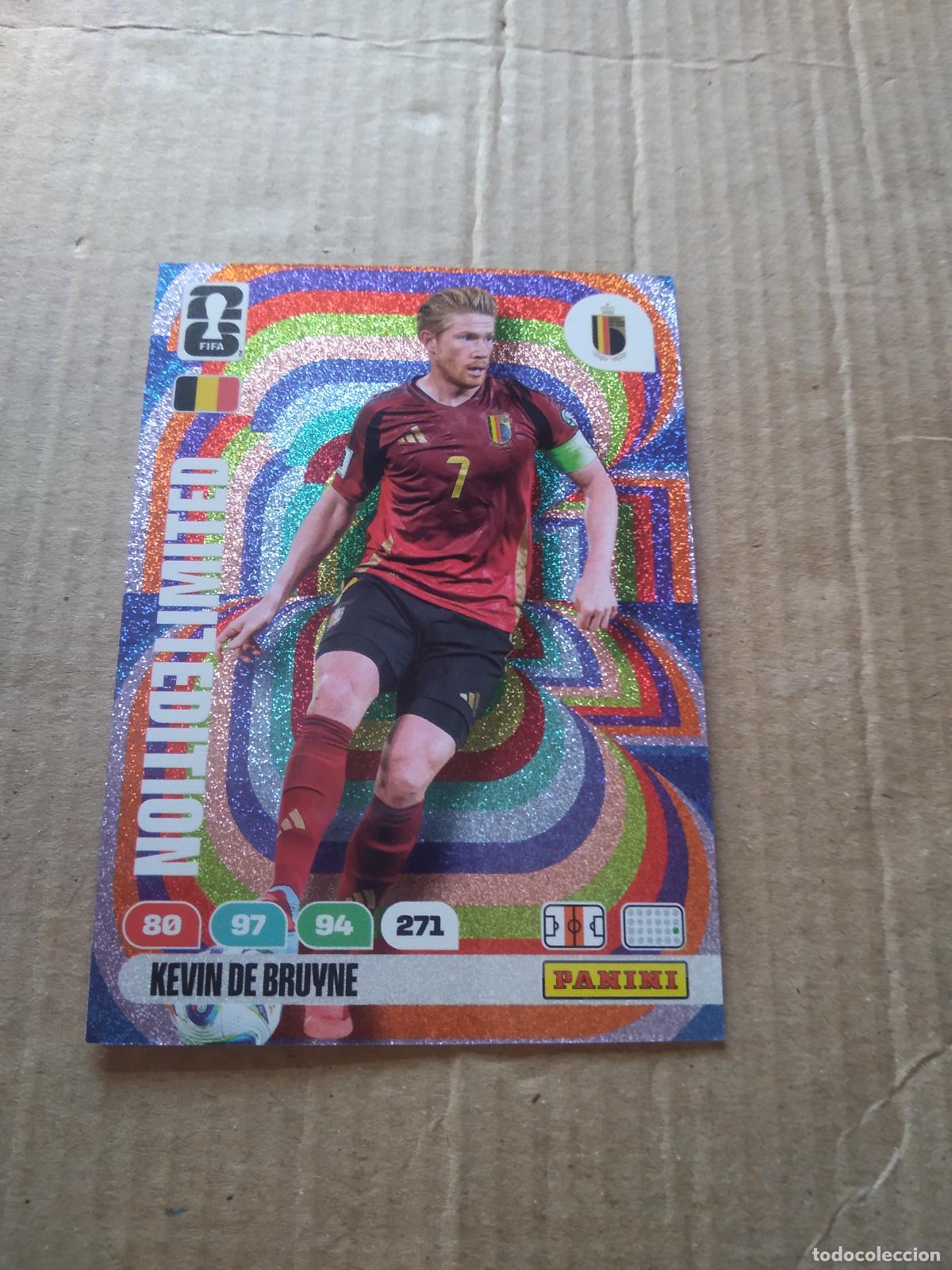 Cromos de f&uacute;tbol: DE BRUYNE BELGICA EDICION LIMITADA CROMO FUTBOL PANINI ADRENALYN MUNDIAL 2026 WORLD CUP