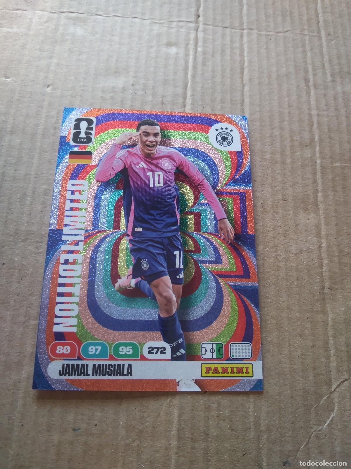 Cromos de f&uacute;tbol: MUSIALA ALEMANIA EDICION LIMITADA CROMO FUTBOL PANINI ADRENALYN MUNDIAL 2026 WORLD CUP