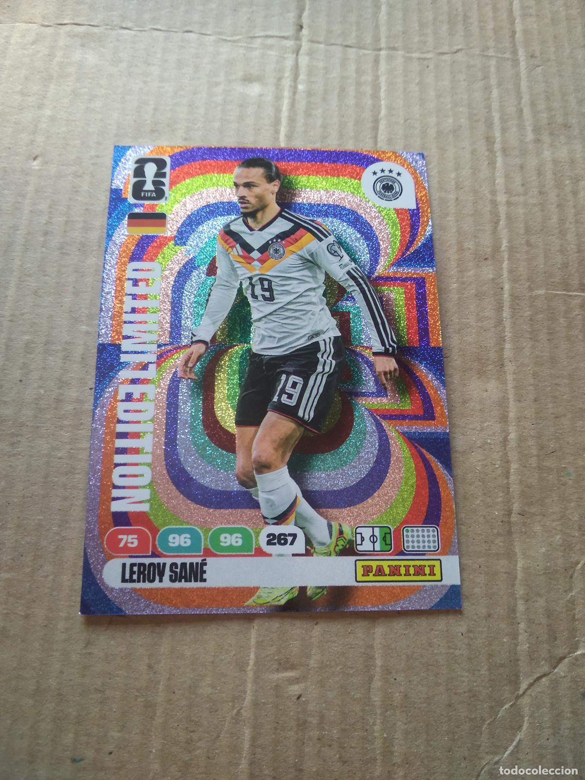 Cromos de f&uacute;tbol: LEROY SANE ALEMANIA EDICION LIMITADA CROMO FUTBOL PANINI ADRENALYN MUNDIAL 2026 WORLD CUP