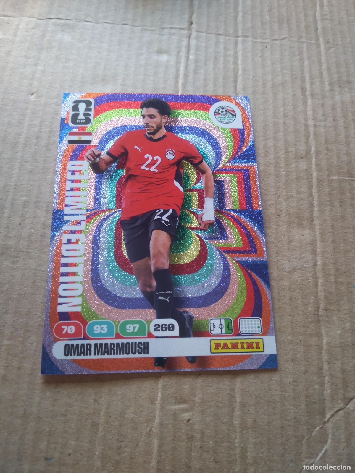 Cromos de f&uacute;tbol: MARMOUSH EGIPTO EDICION LIMITADA CROMO FUTBOL PANINI ADRENALYN MUNDIAL 2026 WORLD CUP