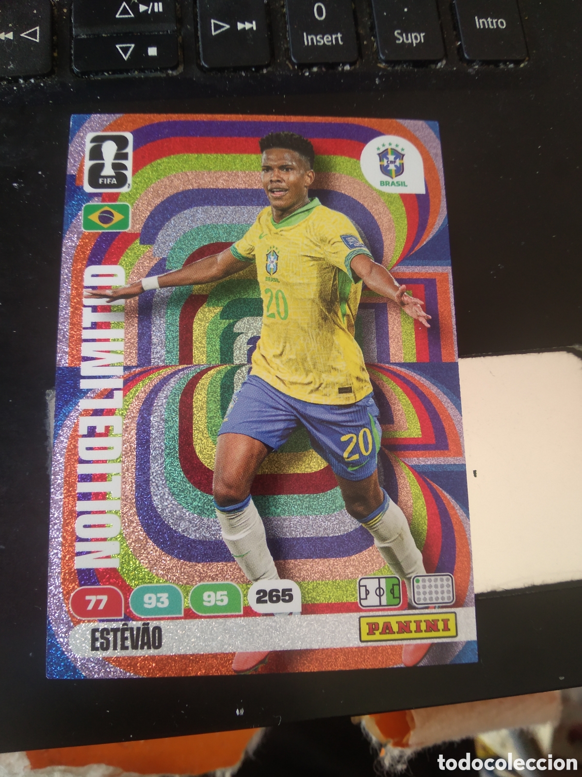 Cromos de f&uacute;tbol: ESTEVAO ROOKIE BRASIL EDICION LIMITADA CROMO FUTBOL PANINI ADRENALYN MUNDIAL 2026 WORLD CUP