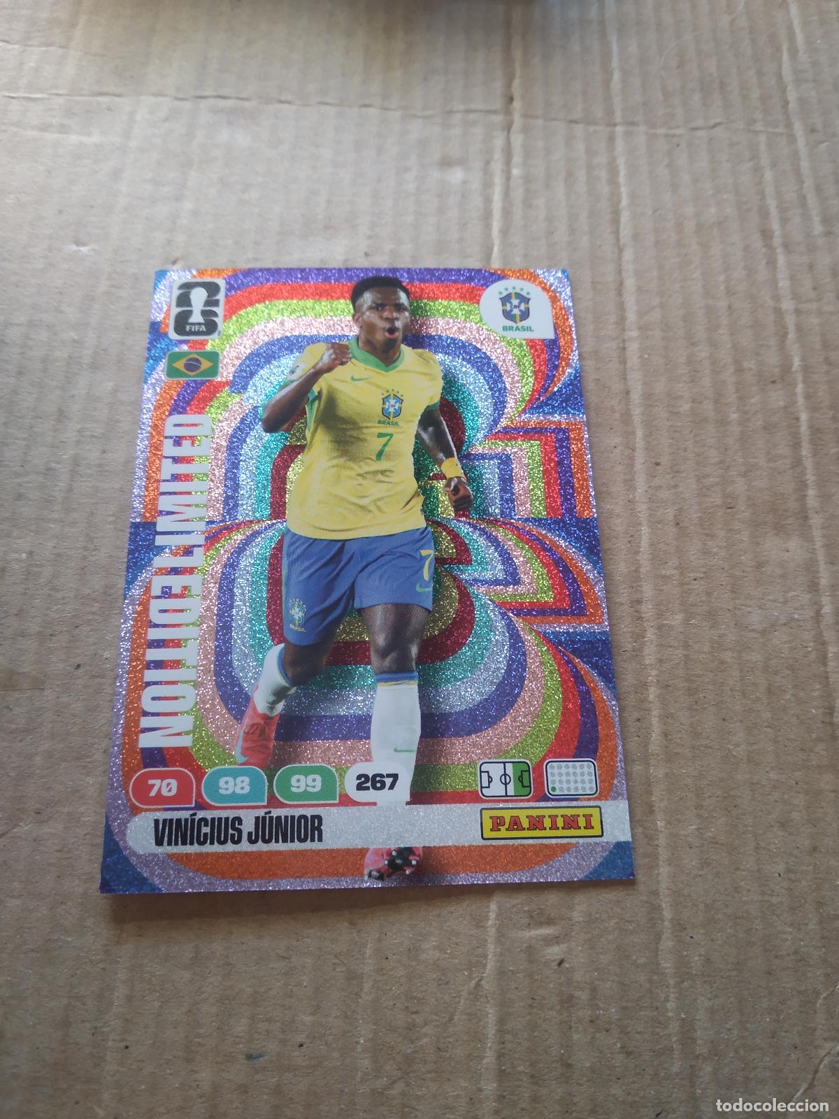 Cromos de f&uacute;tbol: VINICIUS BRASIL EDICION LIMITADA CROMO FUTBOL PANINI ADRENALYN MUNDIAL 2026 WORLD CUP