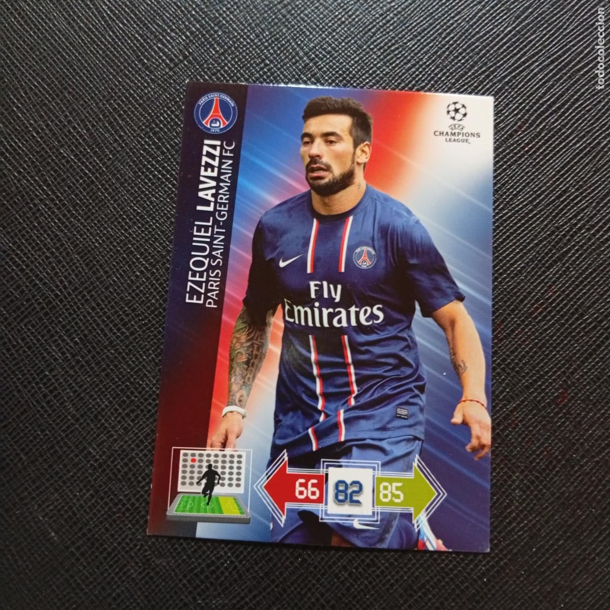 Fu&szlig;ball-Sticker: LAVEZZI PSG ADRENALYN CHAMPIONS LEAGUE 2012 2013 FUTBOL 12 13 - A188 PG370