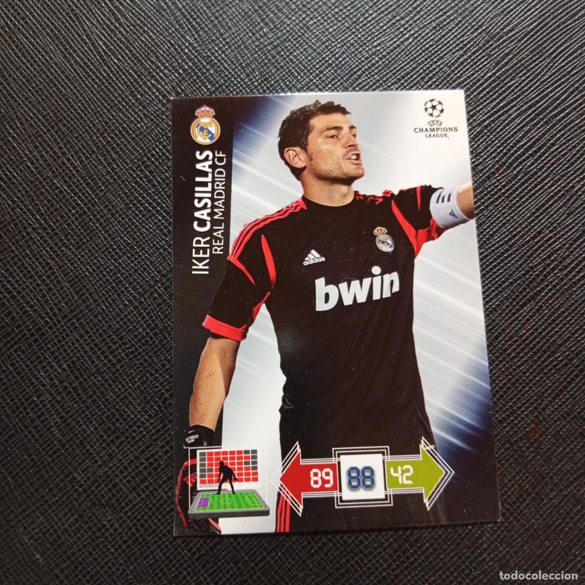 Cromos de f&uacute;tbol: IKER CASILLAS REAL MADRID ADRENALYN CHAMPIONS LEAGUE 2012 2013 FUTBOL 12 13 - A188 PG388 B