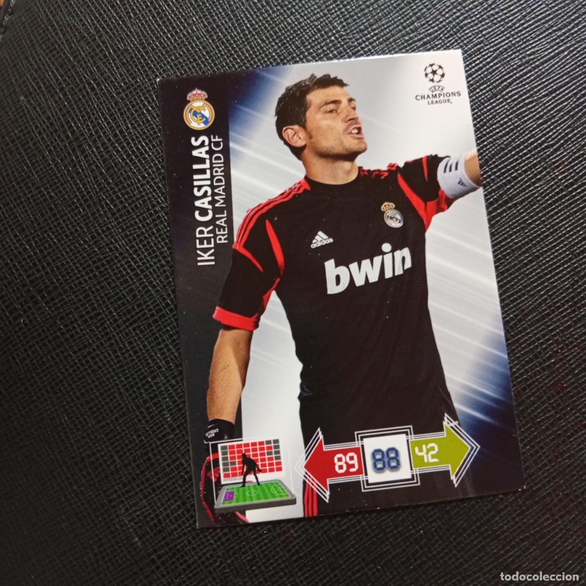 Cromos de f&uacute;tbol: IKER CASILLAS REAL MADRID ADRENALYN CHAMPIONS LEAGUE 2012 2013 FUTBOL 12 13 - A188 PG406