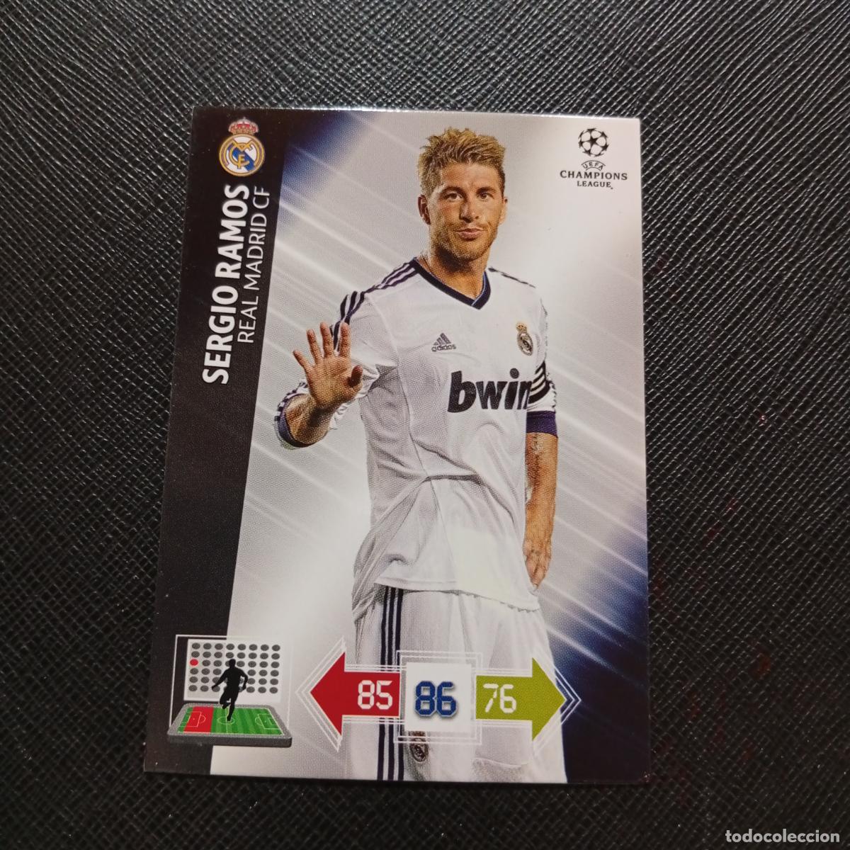 Cromos de f&uacute;tbol: SERGIO RAMOS REAL MADRID ADRENALYN CHAMPIONS LEAGUE 2012 2013 FUTBOL 12 13 - A188 PG397