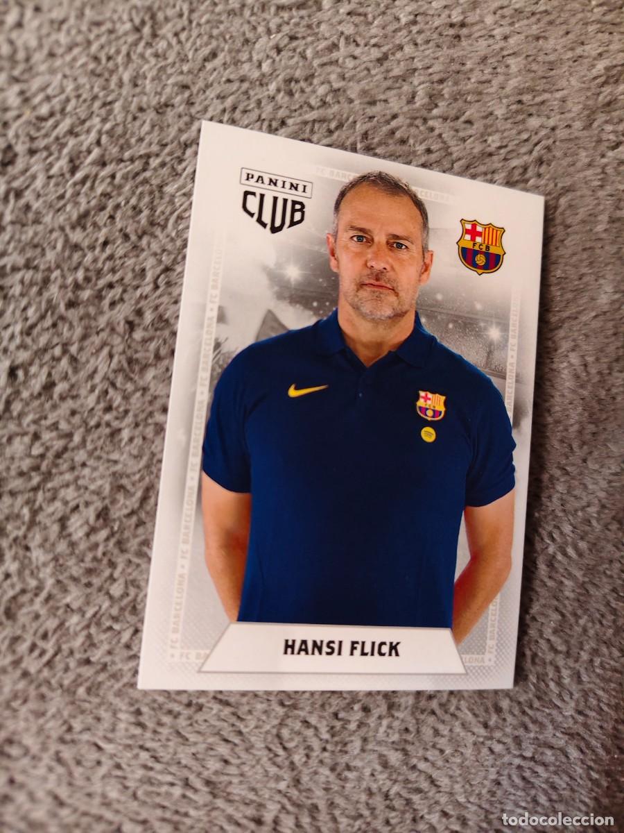 Cromos de f&uacute;tbol: 7 PANINI CLUB BARCELONA 25 26 HANSI FLICK ADN 2025 2026