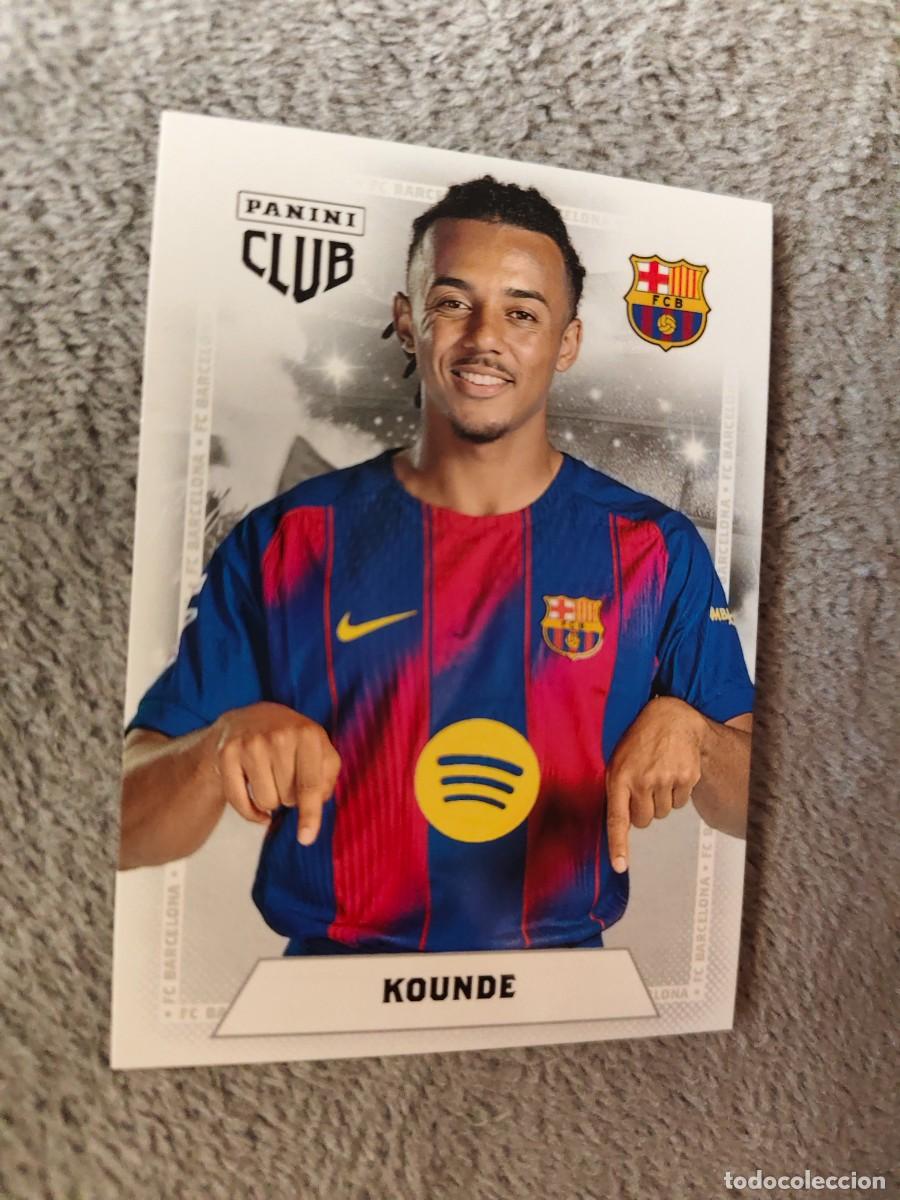 Cromos de f&uacute;tbol: 10 PANINI CLUB BARCELONA 25 26 KOUNDE ADN 2025 2026