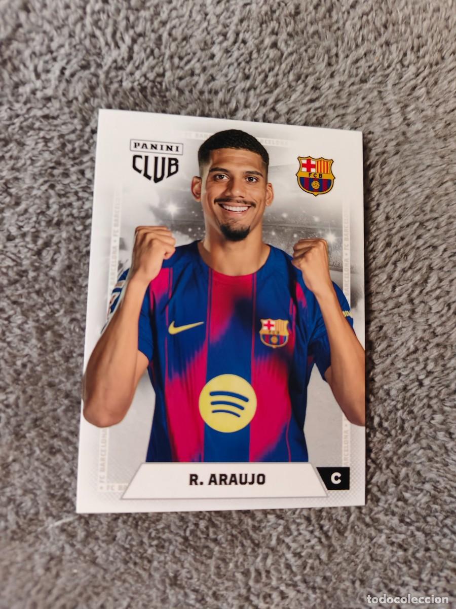 Cromos de f&uacute;tbol: 14 PANINI CLUB BARCELONA 25 26 R. ARAUJO ADN 2025 2026