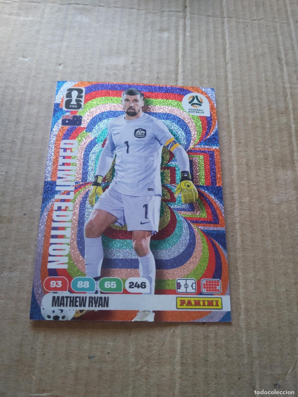 Cromos de f&uacute;tbol: MATHEW RYAN AUSTRALIA EDICION LIMITADA CROMO FUTBOL PANINI ADRENALYN MUNDIAL 2026 WORLD CUP