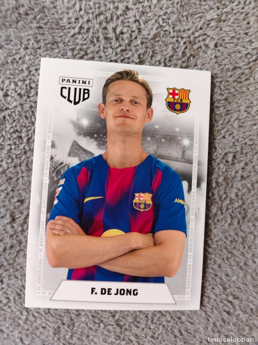 Cromos de f&uacute;tbol: 18 PANINI CLUB BARCELONA 25 26 F. DE JONG ADN 2025 2026